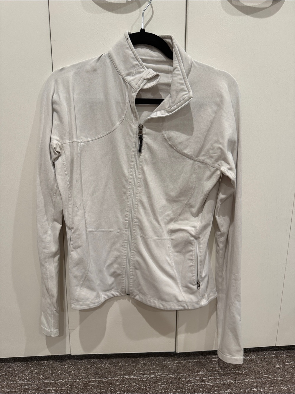 lululemon athletica White Full‑Zip Utility Jacket